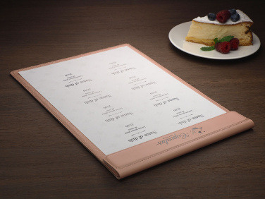 Logo trade promotional items image of: Menu cover 1241281