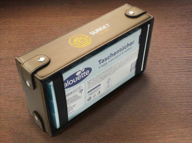 Logo trade promotional gifts image of: Tissue box 1673094