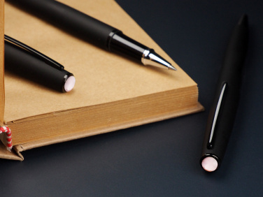 Logotrade business gift image of: Opal stone Pen set 1286036