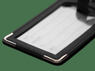 Logo trade promotional merchandise image of: Luggage tag 1821113