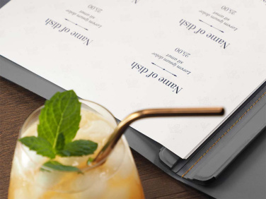 Logo trade promotional giveaways picture of: Menu cover 1788094