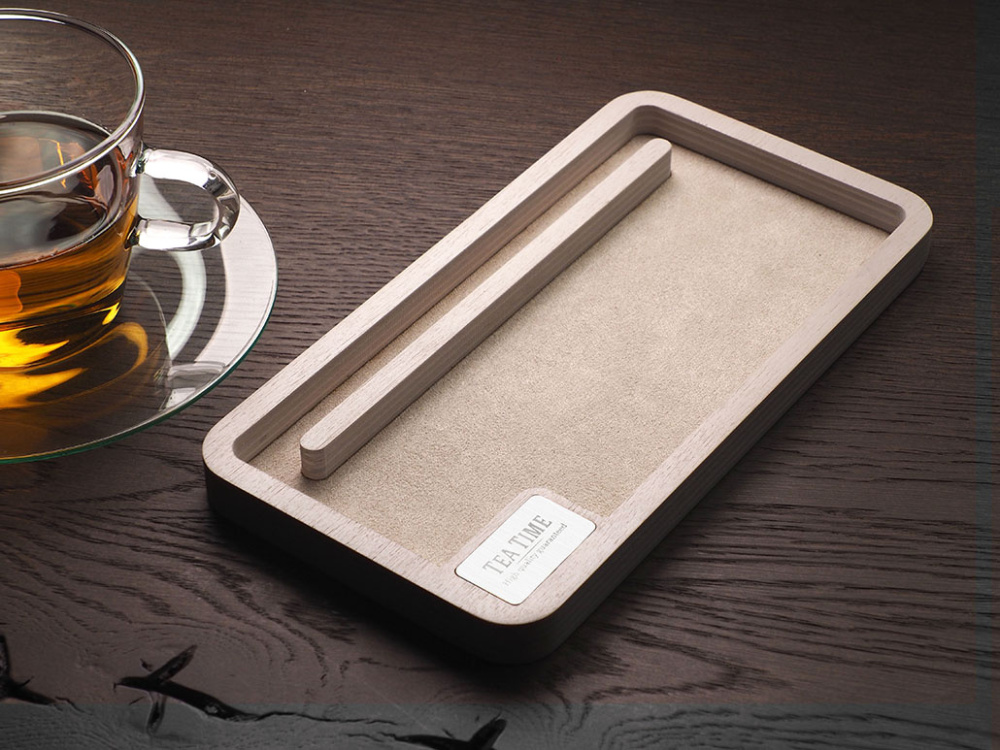 Logotrade promotional merchandise image of: Wooden desk organiser 1818121