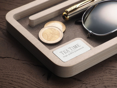 Logotrade promotional product image of: Wooden desk organiser 1818121