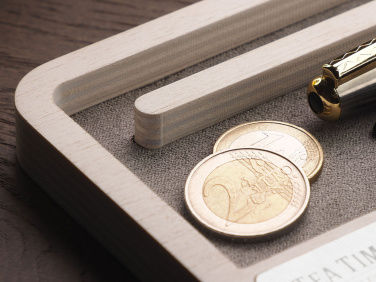 Logotrade promotional merchandise image of: Wooden desk organiser 1818121