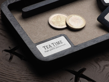 Logo trade promotional merchandise image of: Wooden desk organiser 1818121