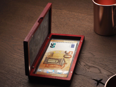 Logo trade promotional items picture of: Wooden bill box 1816121