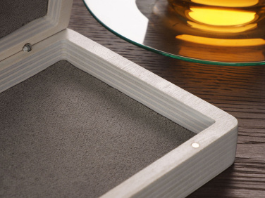 Logo trade promotional giveaways picture of: Wooden box 1819121