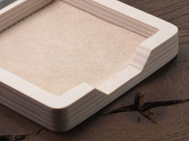 Logo trade corporate gift photo of: Wooden memo card box 1832121