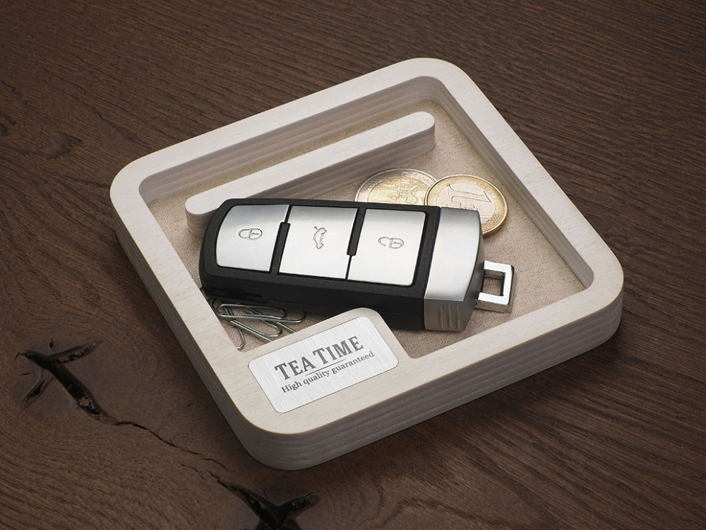 Logotrade promotional merchandise photo of: Wooden desk organiser 1846121