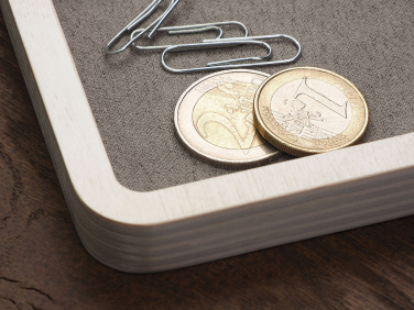 Logo trade promotional giveaways image of: Wooden desk organiser 1849121