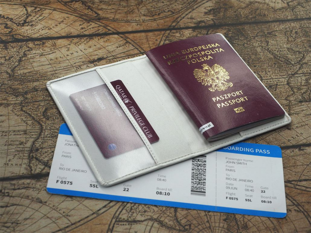 Logo trade promotional items picture of: Passport case 209119