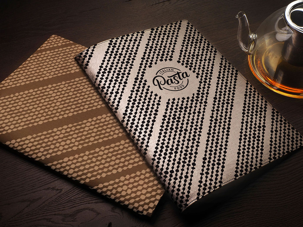 Logo trade promotional merchandise picture of: Menu cover Ambiente 1178301