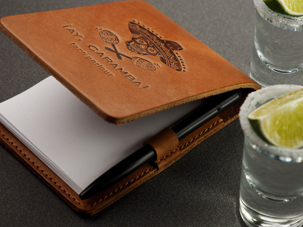 Logo trade advertising products picture of: Waiter notepad 1202141