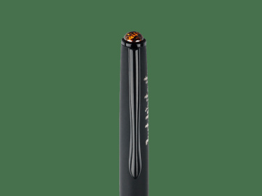 Logo trade promotional giveaways image of: Ball pen with AMBER stone 2070036