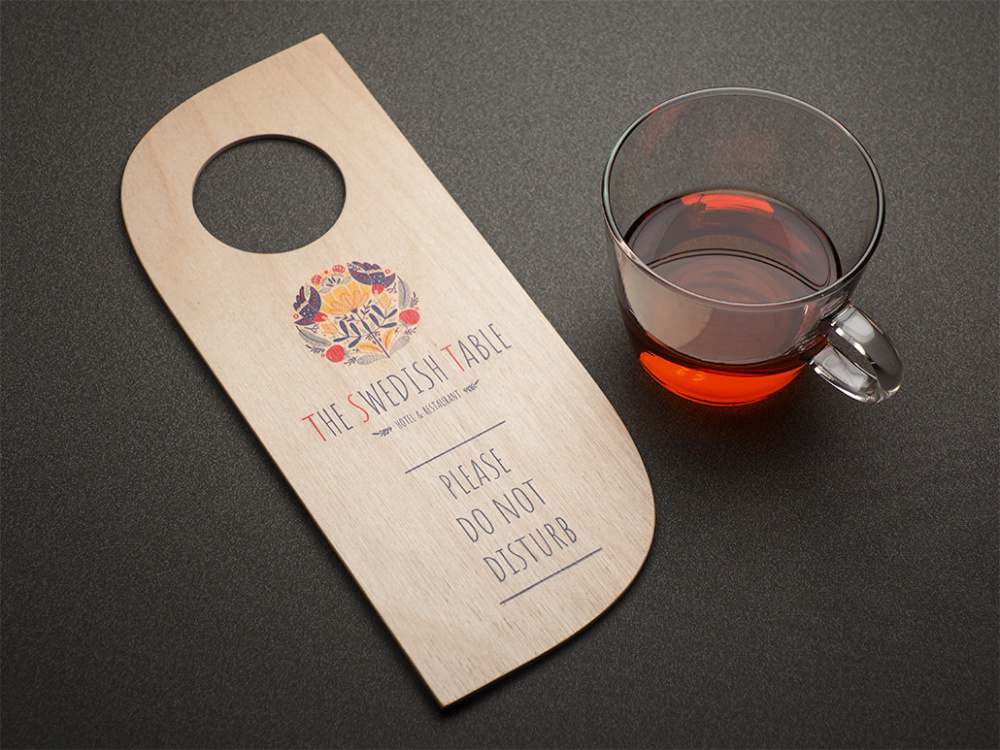 Logo trade promotional giveaways picture of: DND door sign 1160121