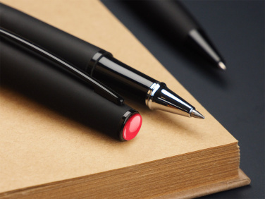 Logotrade business gifts photo of: Coral stone Pen set 1285036