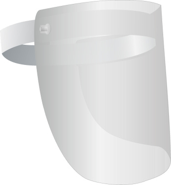 Logotrade promotional merchandise photo of: TEMIDA tilting face shield 1424162
