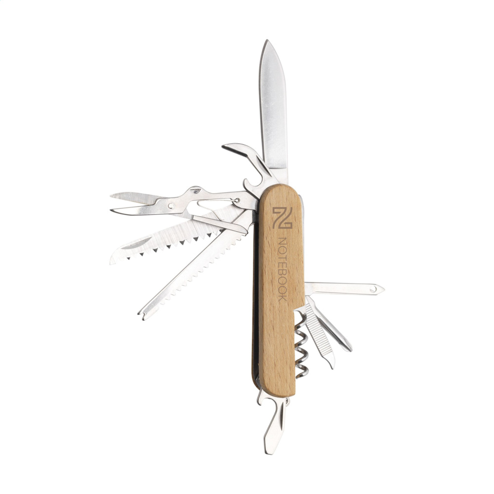Logotrade advertising product picture of: Beechwood Pocket knife