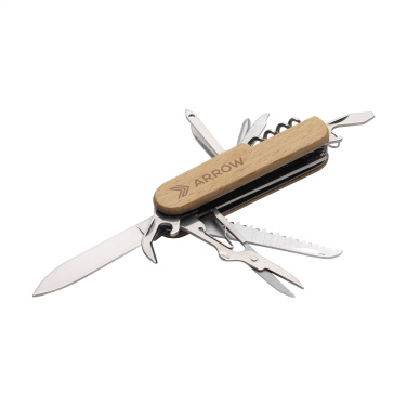 Logo trade corporate gift photo of: Beechwood Pocket knife