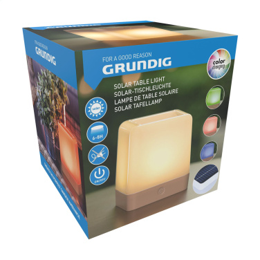 Logo trade promotional giveaways picture of: Grundig Lumo Solar Table Lamp