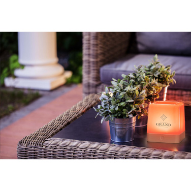 Logo trade corporate gifts image of: Grundig Lumo Solar Table Lamp