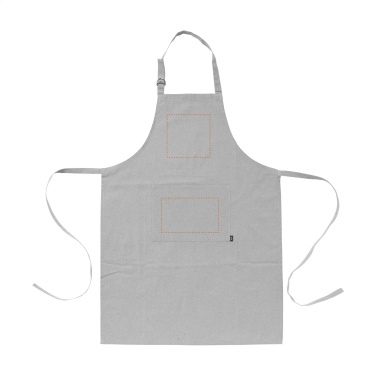 Logo trade corporate gifts image of: Cocina GRS Recycled Cotton (160 g/m²) apron