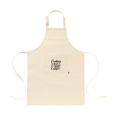 Logo trade corporate gift photo of: Cocina GRS Recycled Cotton (160 g/m²) apron