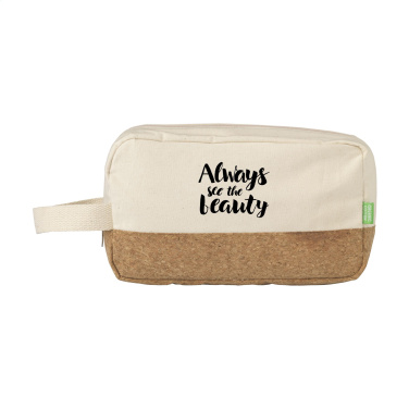 Logo trade promotional products image of: CosCork Eco toiletry bag