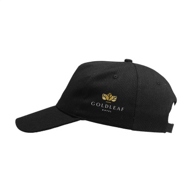 Logo trade corporate gifts image of: Hamar Cap Recycled Cotton cap