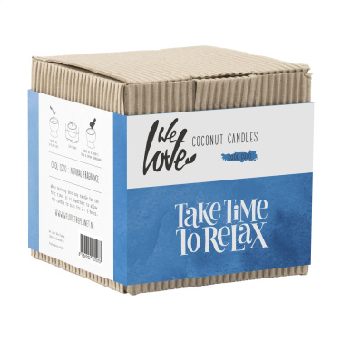 Logotrade promotional gift picture of: We Love The Planet Coconut Candle