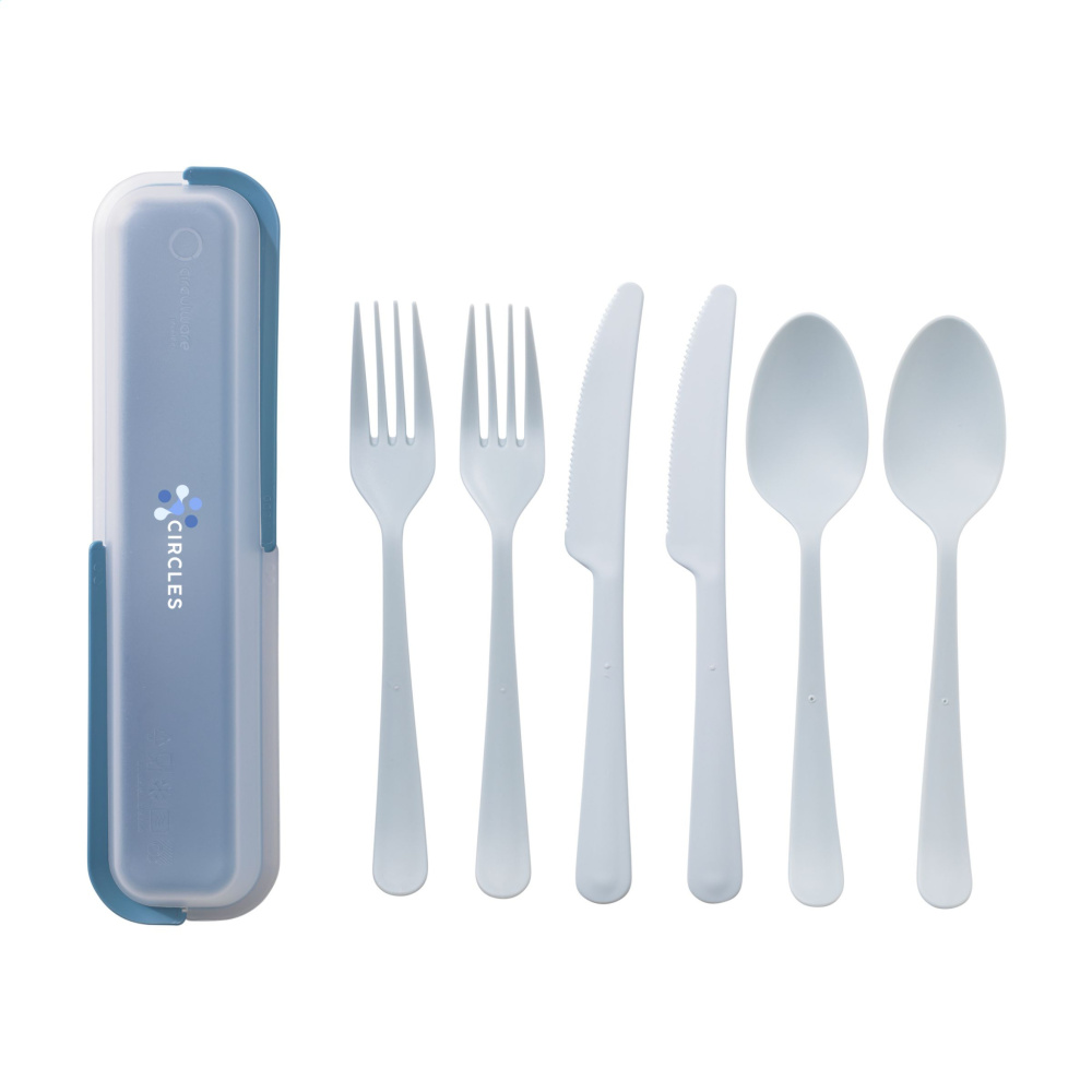 Logo trade business gifts image of: Outdoor 6-piece Cutlery Set
