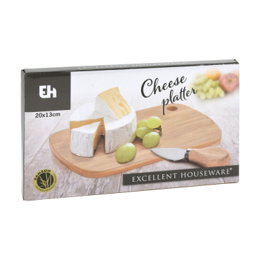 Logo trade corporate gift photo of: Bamboo Cheese Platter 2-pcs