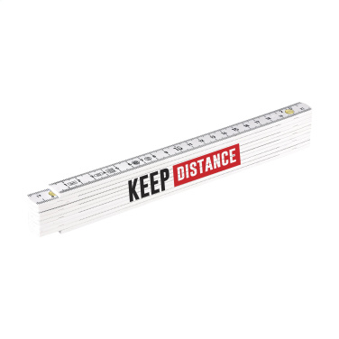 Logo trade business gifts image of: Metric folding ruler