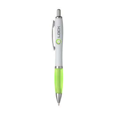 Logo trade promotional giveaway photo of: Athos White pen
