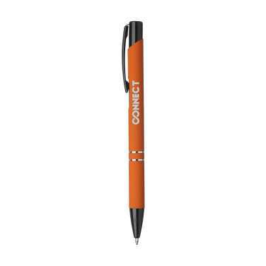 Logotrade advertising products photo of: Ebony Rubberised pen