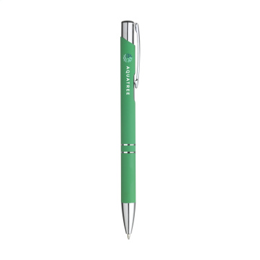 Logo trade promotional items image of: Ebony Soft Touch Accent pen