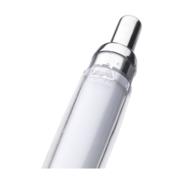 Logo trade promotional merchandise photo of: Athos Solid GRS Recycled ABS pen