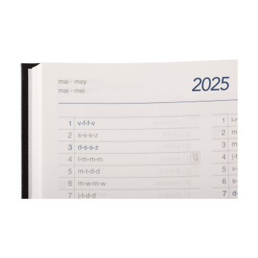 Logo trade business gift photo of: Eurodirect Balacron diary A5 4-languages