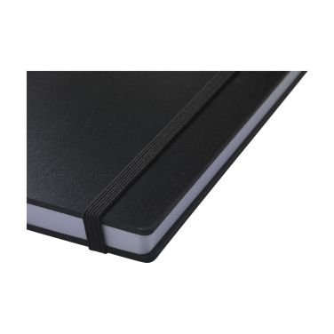 Logotrade promotional merchandise picture of: Bamboo Journal Naked Spine Paper Notebook Black A5