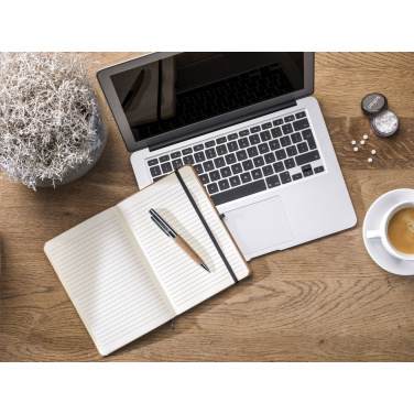 Logo trade promotional item photo of: CorkNote A5 Paper notebook