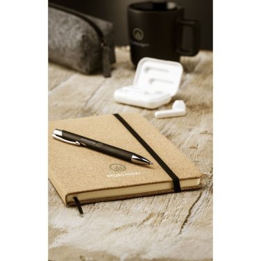 Logo trade advertising product photo of: CorkNote A5 Paper notebook
