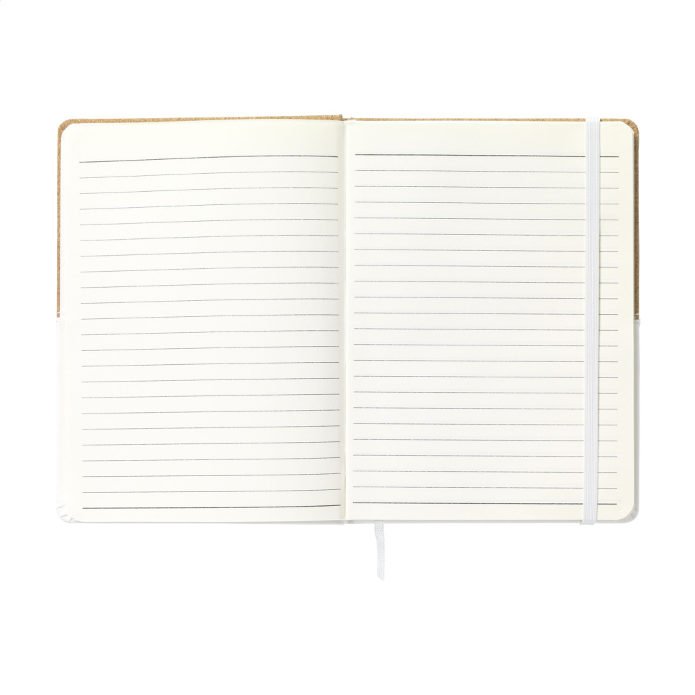 Logo trade advertising products image of: Journal Cork Paper Notebook