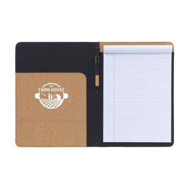 Logo trade promotional products image of: Eco Conference Cork A4 document folder