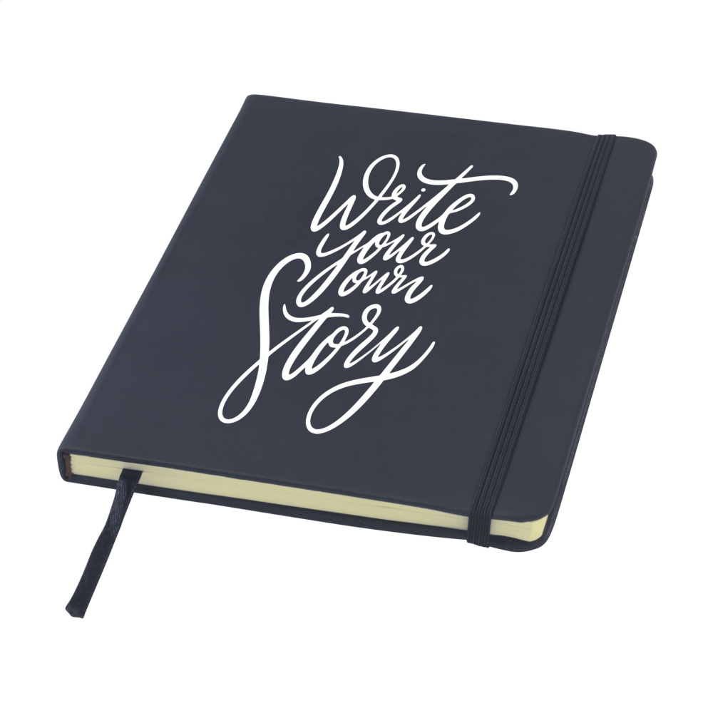 Logotrade promotional giveaway image of: BudgetNote A5 Lines Paper Notebook