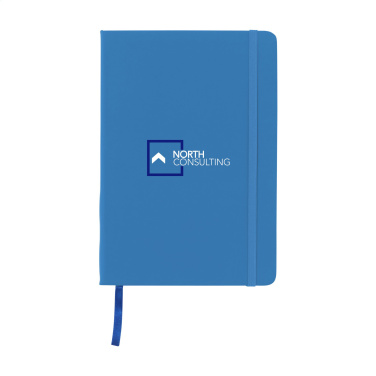 Logo trade promotional giveaways image of: BudgetNote A5 Lines Paper Notebook