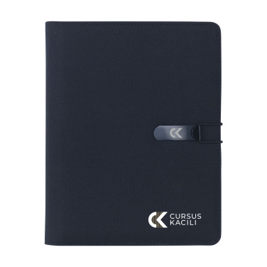 Logo trade promotional giveaways image of: Quest Portfolio RPET A5 document folder
