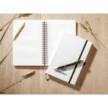 Logo trade corporate gift photo of: Milk-Carton Wire-O Paper Notebook A5
