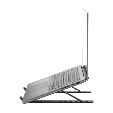 Logo trade promotional gifts picture of: Standby GRS Recycled Alu Laptop Stand