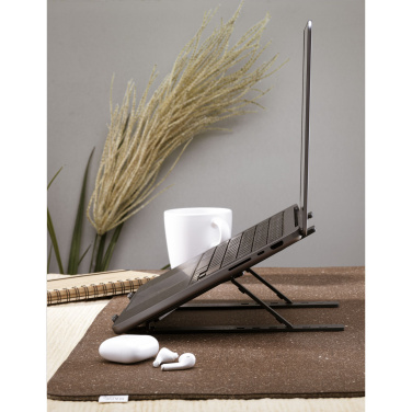 Logo trade promotional giveaway photo of: Standby GRS Recycled Alu Laptop Stand