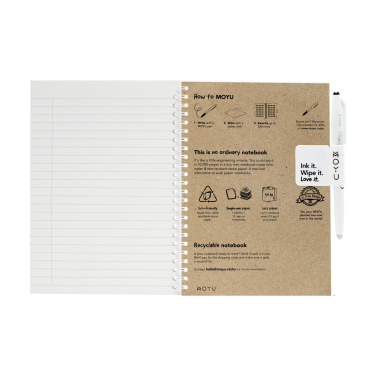 Logotrade advertising product image of: MOYU Erasable Stone Paper Notebook CraftCover 18 pages